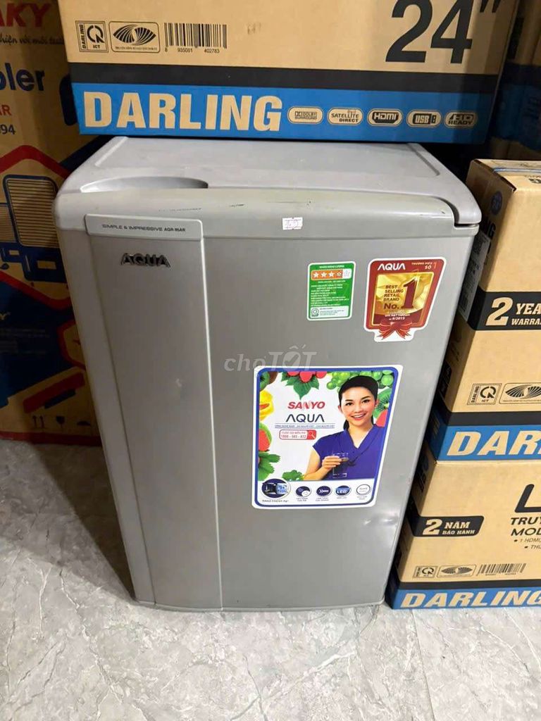 Tủ lạnh Aqua 90L Xám. Mua bán Tủ lạnh tại Quận 7 Tp Hồ Chí Minh được đăng bởi Điện Lạnh Giá Tốt hình 1