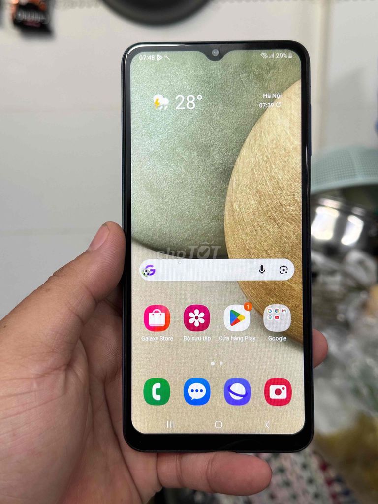 Samsung Galaxy A12 4/128Gb loa lớn, máy bền. Mua bán Điện thoại tại Quận Bình Tân Tp Hồ Chí Minh được đăng bởi Long hình 1