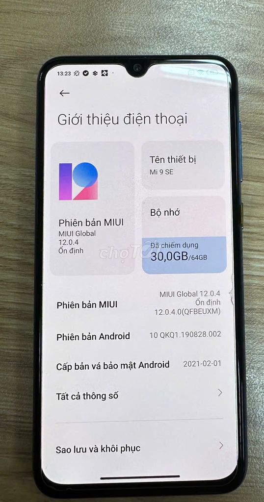Cần Thanh lý  Xiaomi Mi 9 SE 64GB Xanh. Mua bán Điện thoại tại Thành phố Thuận An Bình Dương được đăng bởi Địa Ốc Thuận Phát hình 1