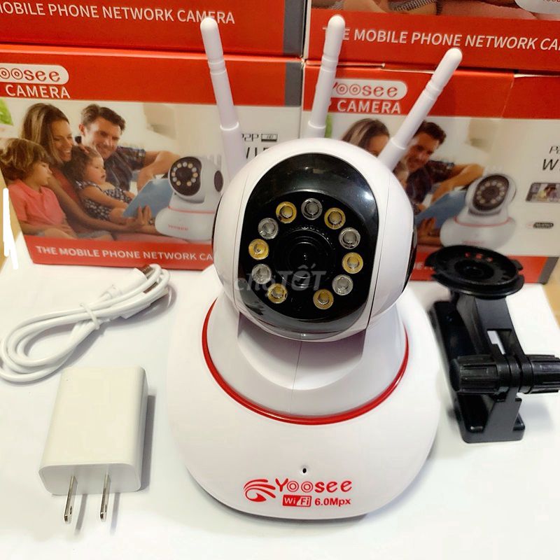 Camera an ninh Yoosee Wifi 6.0 Mpx Trắng. Mua bán Máy ảnh, Máy quay tại Quận Ninh Kiều Cần Thơ được đăng bởi PHƯỚC HIỆP hình 1