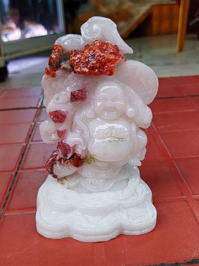 Tượng Di Lặc Đá Spinel Cẩm thạch Đa sắc. Mua bán Đồ sưu tầm, đồ cổ tại Quận Lê Chân Hải Phòng được đăng bởi Nguyễn Hiếu hình 1