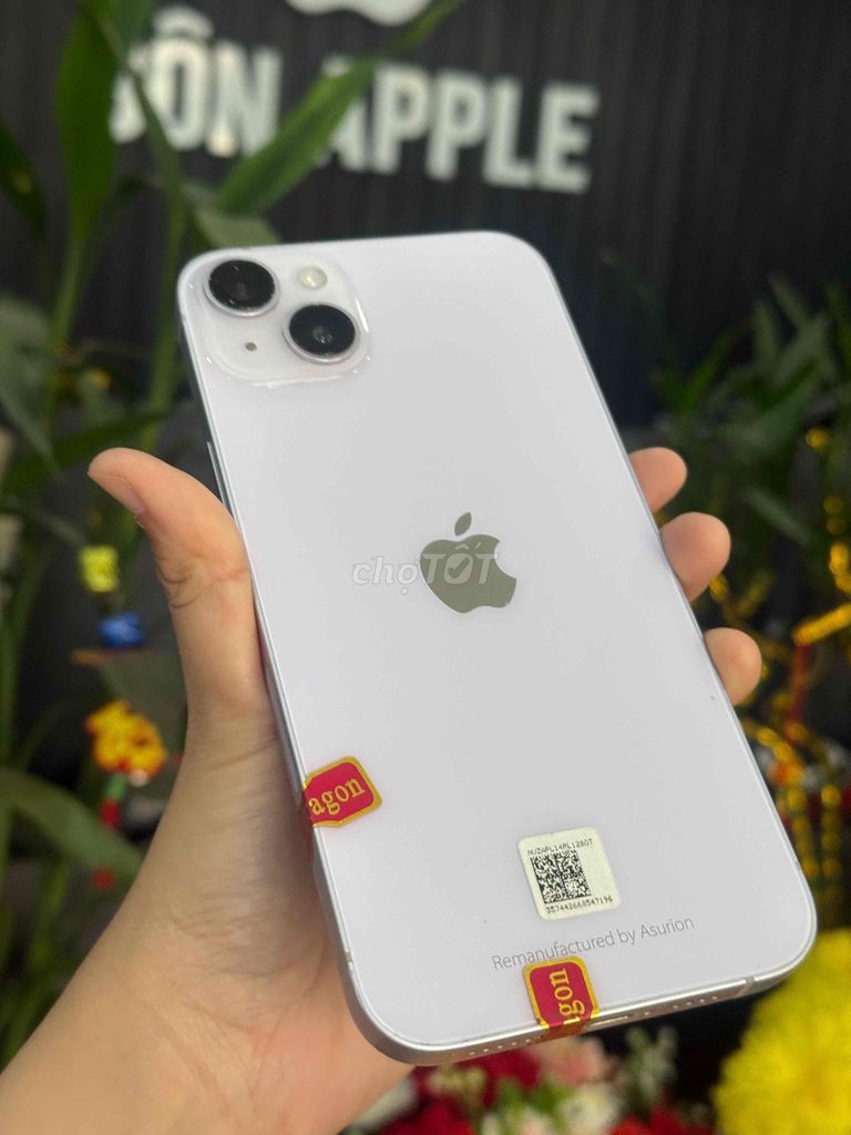 Apple iPhone 14 Plus Tím. Mua bán Điện thoại tại Quận Thanh Khê Đà Nẵng được đăng bởi BÔN APPLE 19 Bàu Hạc 3 hình 1