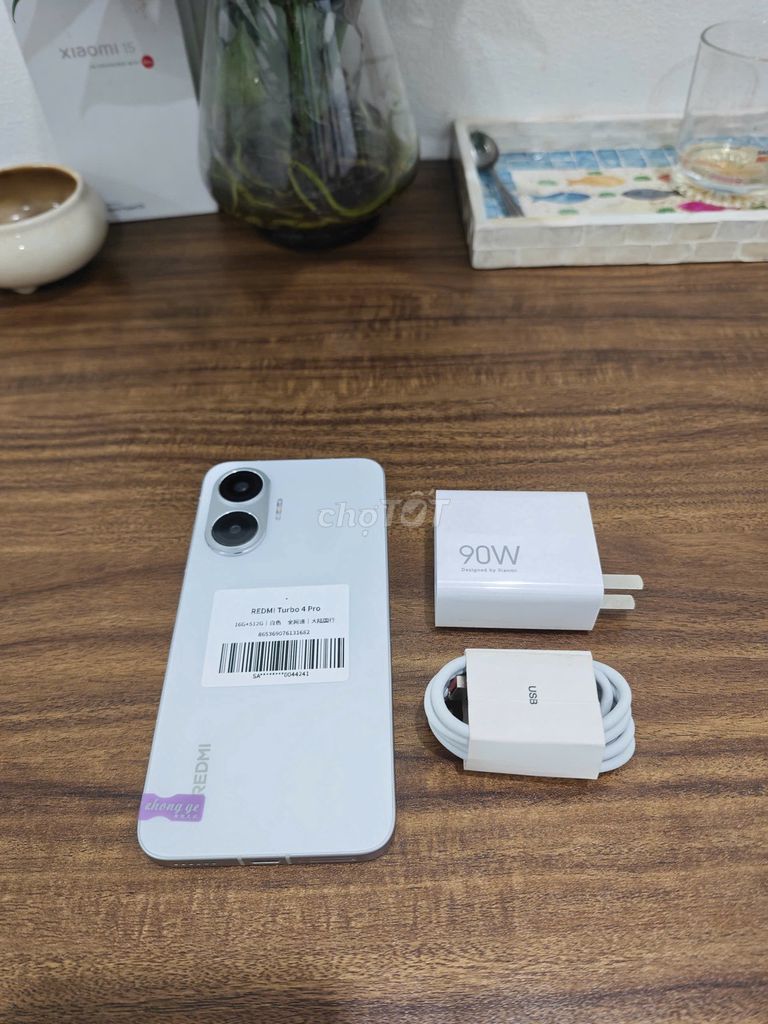Redmi Turbo 4 Pro 16/512 Trắng sạc 90w có ship COD. Mua bán Điện thoại tại Quận Hoàng Mai Hà Nội được đăng bởi Trần Ngọc Hiếu hình 1