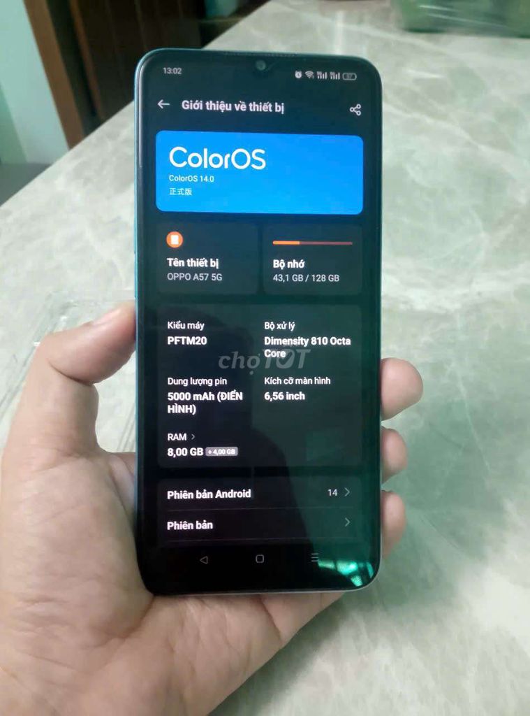 Giao lưu hay bán Oppo A57 5G 8/128GB. Mua bán Điện thoại tại Quận 11 Tp Hồ Chí Minh được đăng bởi TUBAYA hình 1