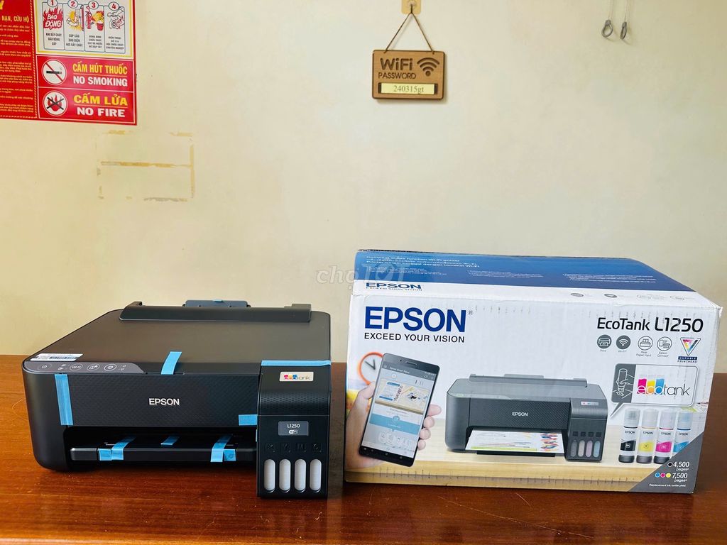 Máy in  màu Epson L1250 Wifi NewVAT. Mua bán Đồ dùng văn phòng tại Thành phố Buôn Ma Thuột Đắk Lắk được đăng bởi laptoprebmt hình 1