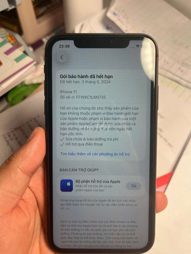 Apple iPhone 11 64GB Đen Thay pin. Mua bán Điện thoại tại Quận Nam Từ Liêm Hà Nội được đăng bởi Trần Tiến hình 1