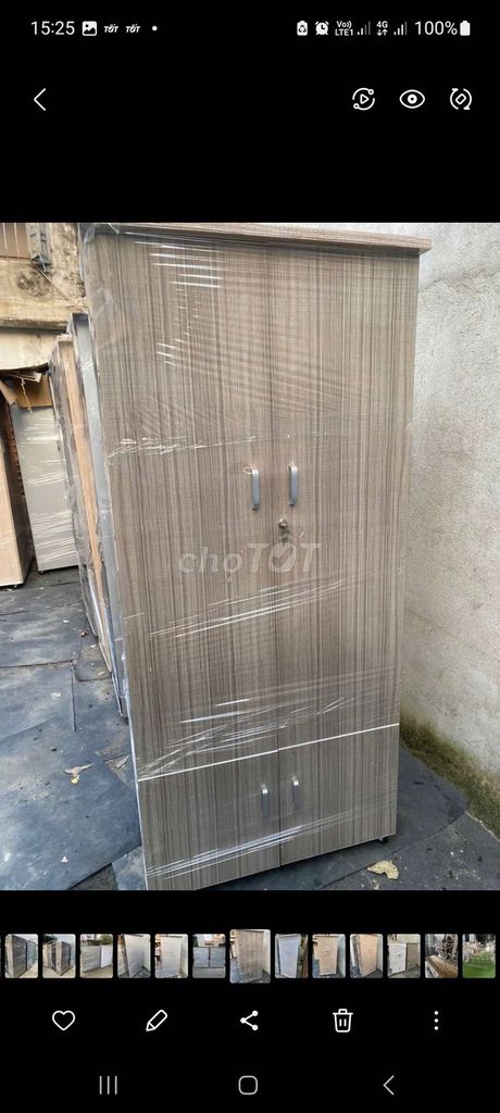 Tủ quần áo Ecomi nhựa 2 cánh. Mua bán Tủ, kệ gia đình tại Quận Cẩm Lệ Đà Nẵng được đăng bởi Uyên Trần hình 1