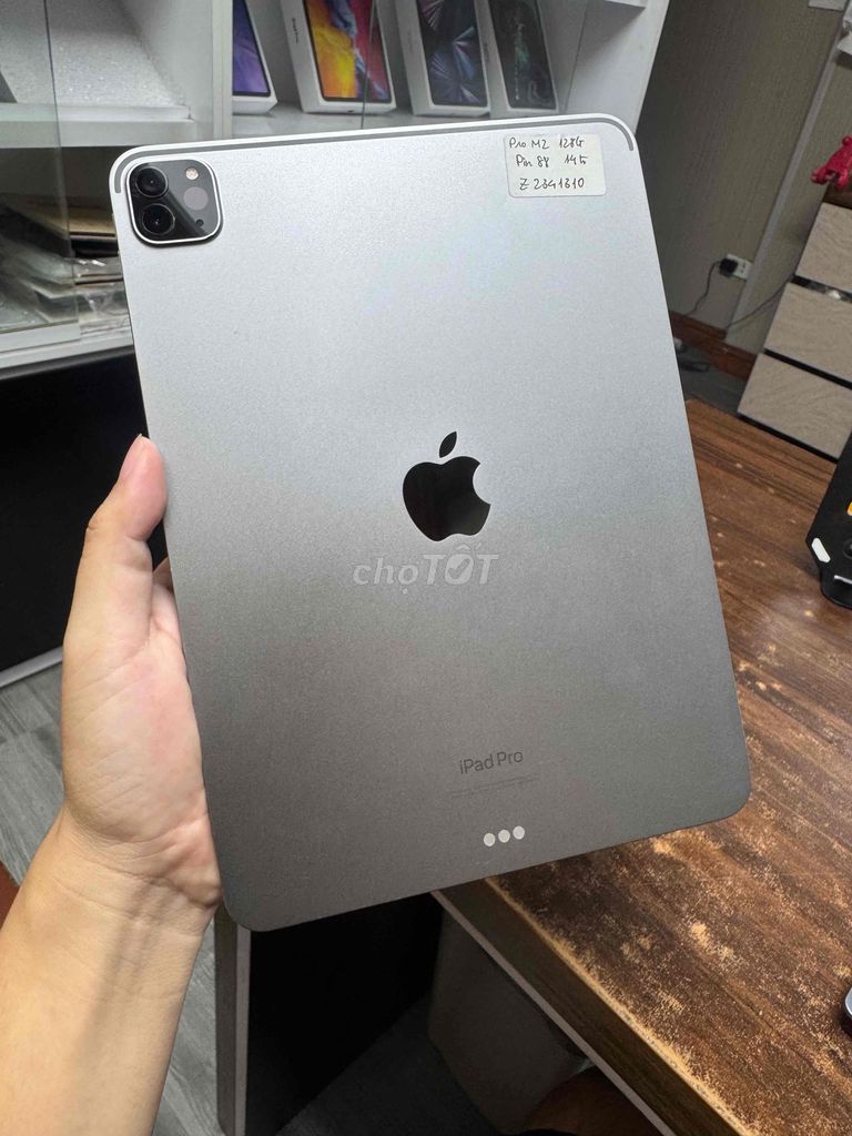 Apple iPad Pro M2 128GB Xám 88%. Mua bán Máy tính bảng tại Quận Hoàng Mai Hà Nội được đăng bởi Cảnh Hà  hình 1