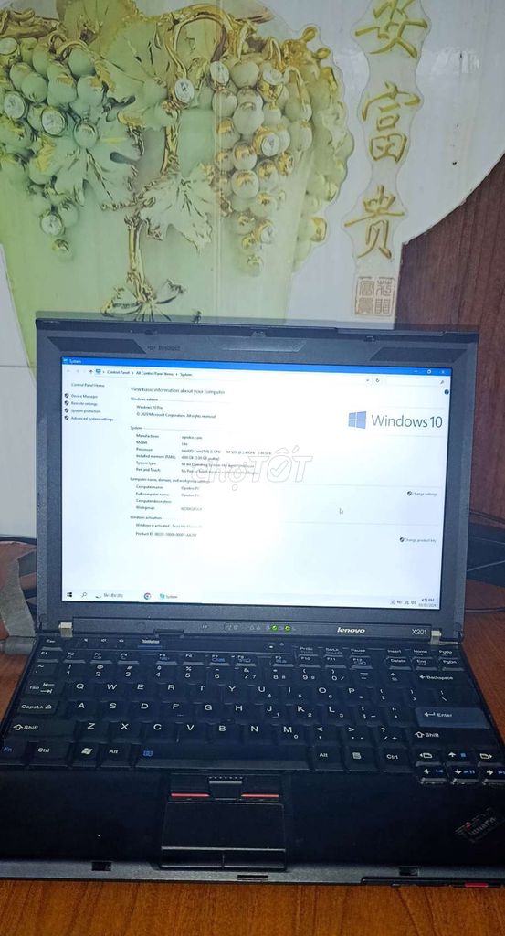 Lenovo X201 4GB/500GB Đen. Mua bán Laptop tại Huyện Bình Chánh Tp Hồ Chí Minh được đăng bởi Trần Xuân Lý hình 1