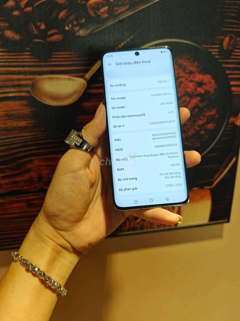 Huawei P50 Pro 256GB Đen 97%. Mua bán Điện thoại tại Thành phố Thuận An Bình Dương được đăng bởi Đạt Bình Dương hình 1
