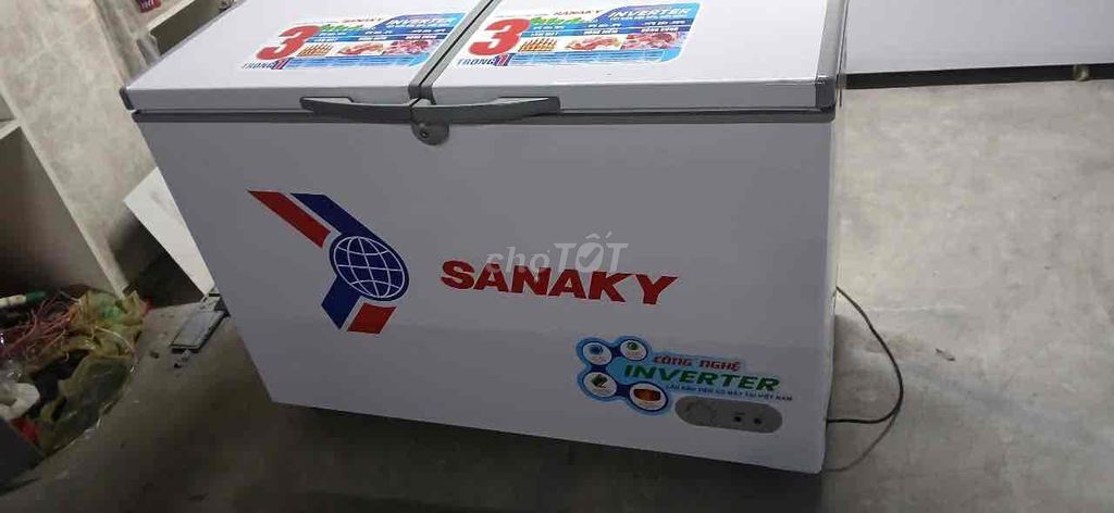 Tủ đông Sanaky 300L Inverter cũ Trắng. Mua bán Tủ lạnh tại Quận Tân Phú Tp Hồ Chí Minh được đăng bởi Xuân Quang hình 1