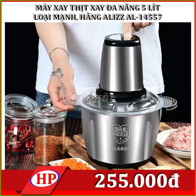 Máy xay thịt Alizz AL-14557 5 lít Bạc. Mua bán Bếp, lò, đồ điện nhà bếp tại Quận Ninh Kiều Cần Thơ được đăng bởi PHƯỚC HIỆP hình 1