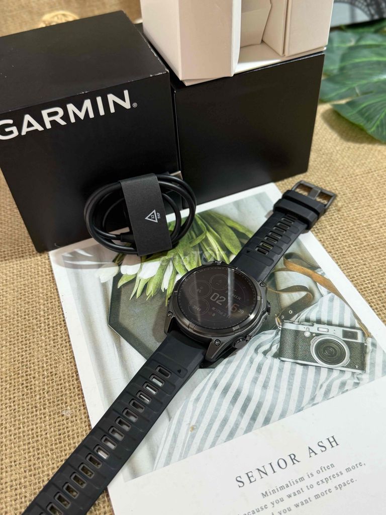 Garmin Fenix 8 solar viền titan . size 47. Mua bán Thiết bị đeo thông minh tại Quận 10 Tp Hồ Chí Minh được đăng bởi  Hoa Nhung Apple hình 1