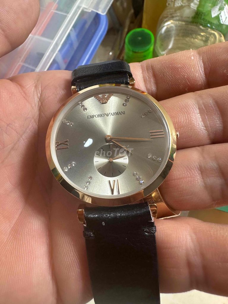 Đồng hồ Emporio Armani AR-1677 Nữ Vàng hồng. Mua bán Đồng hồ tại Thành phố Bạc Liêu Bạc Liêu được đăng bởi Quách  Linh hình 1