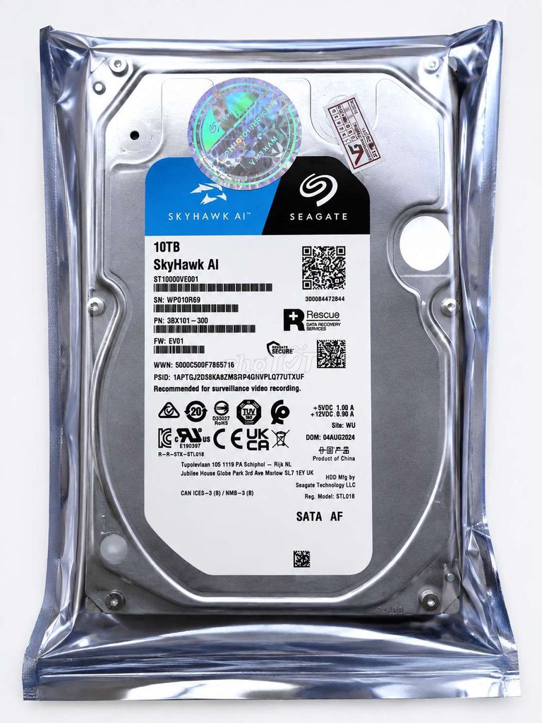 HDD Seagate SkyHawk AI 10TB BH2030. Mua bán Linh kiện (RAM, Card...) tại Huyện Hóc Môn Tp Hồ Chí Minh được đăng bởi Chính hình 1