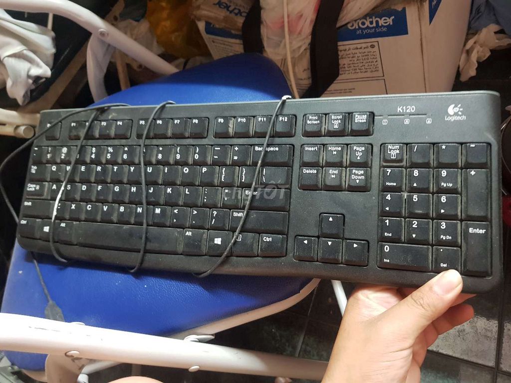 Bàn phím Logitech K120 Đen. Mua bán Phụ kiện (Màn hình, Chuột...) tại Quận 5 Tp Hồ Chí Minh được đăng bởi Kim hình 1