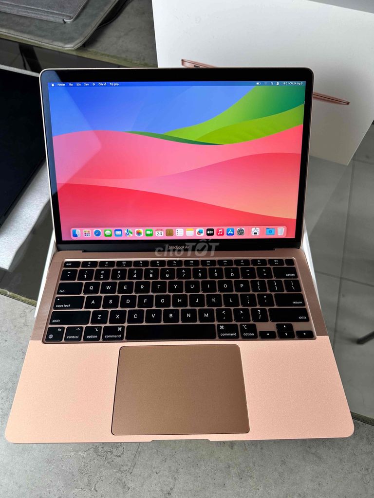 MacBook Air M1 8GB/256GB gold pin 84% full box zin. Mua bán Laptop tại Quận Ninh Kiều Cần Thơ được đăng bởi Laptop Macbook Gaming Văn phòng hình 1