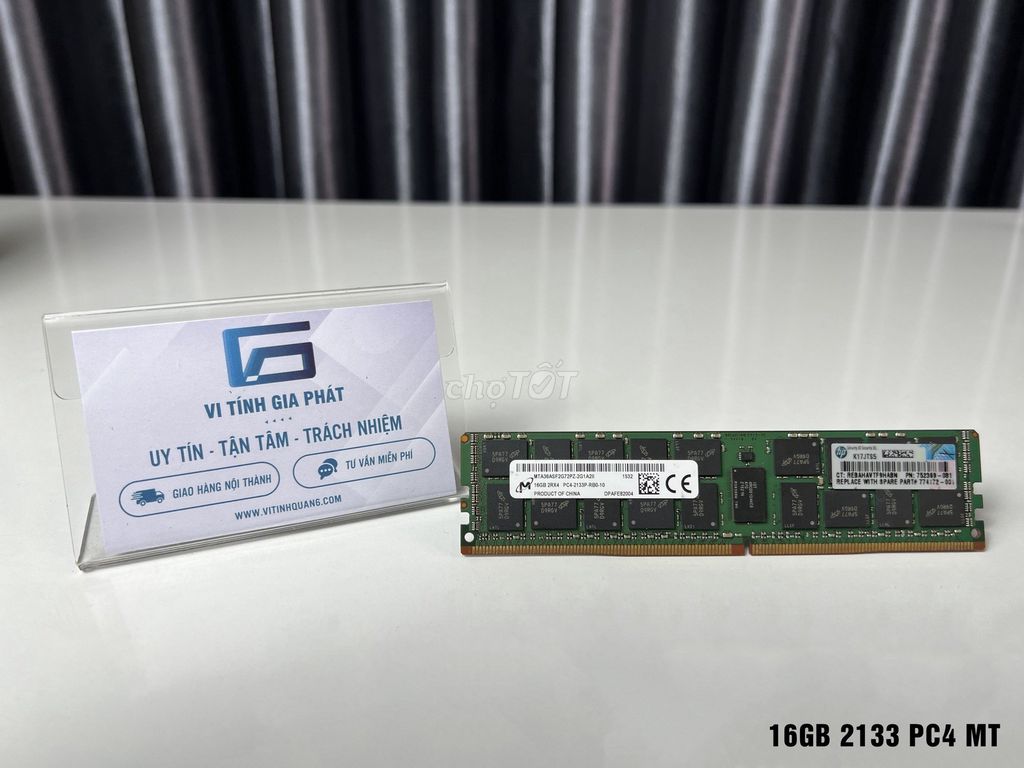 RAM ECC Registered 16G DDR4 Bus 2133 / 2400 BH 12T