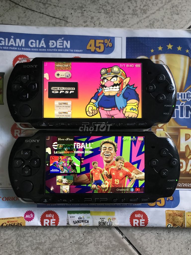 Máy chơi game cầm tay Sony PSP 3000 Đen 32GB. Mua bán Thiết bị chơi game tại Quận Bình Thạnh Tp Hồ Chí Minh được đăng bởi Mr. Lâm hình 1