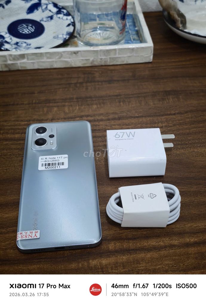 Redmi Note 11T Pro 5G 8/256 Quốc Tế có ship COD. Mua bán Điện thoại tại Quận Hoàng Mai Hà Nội được đăng bởi Trần Ngọc Hiếu hình 1
