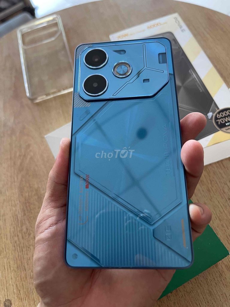Tecno Pova 6 8/256GB Xanh full box. Mua bán Điện thoại tại Huyện Đức Hòa Long An được đăng bởi Minh Ngọc hình 1