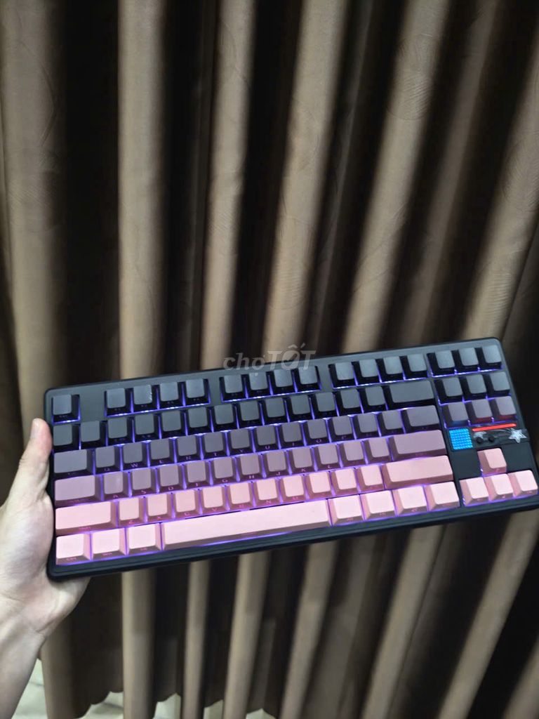 Bàn phím cơ AULA F87 PRO V2 Đen Hồng. Mua bán Phụ kiện (Màn hình, Chuột...) tại Thành phố Vĩnh Yên Vĩnh Phúc được đăng bởi Nguyen Viet Anh FX19140 hình 1