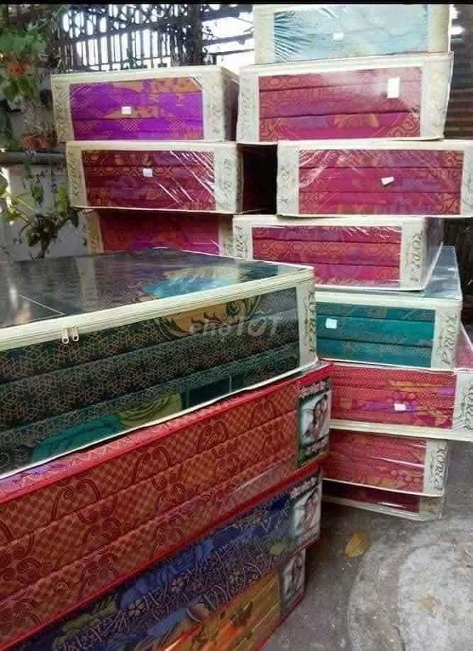 Nệm gấp Xốp 10cm 1m6x2m. Mua bán Giường, chăn ga gối nệm tại Thành phố Buôn Ma Thuột Đắk Lắk được đăng bởi Nội thất Rèm màn Huyền Bmt  hình 1