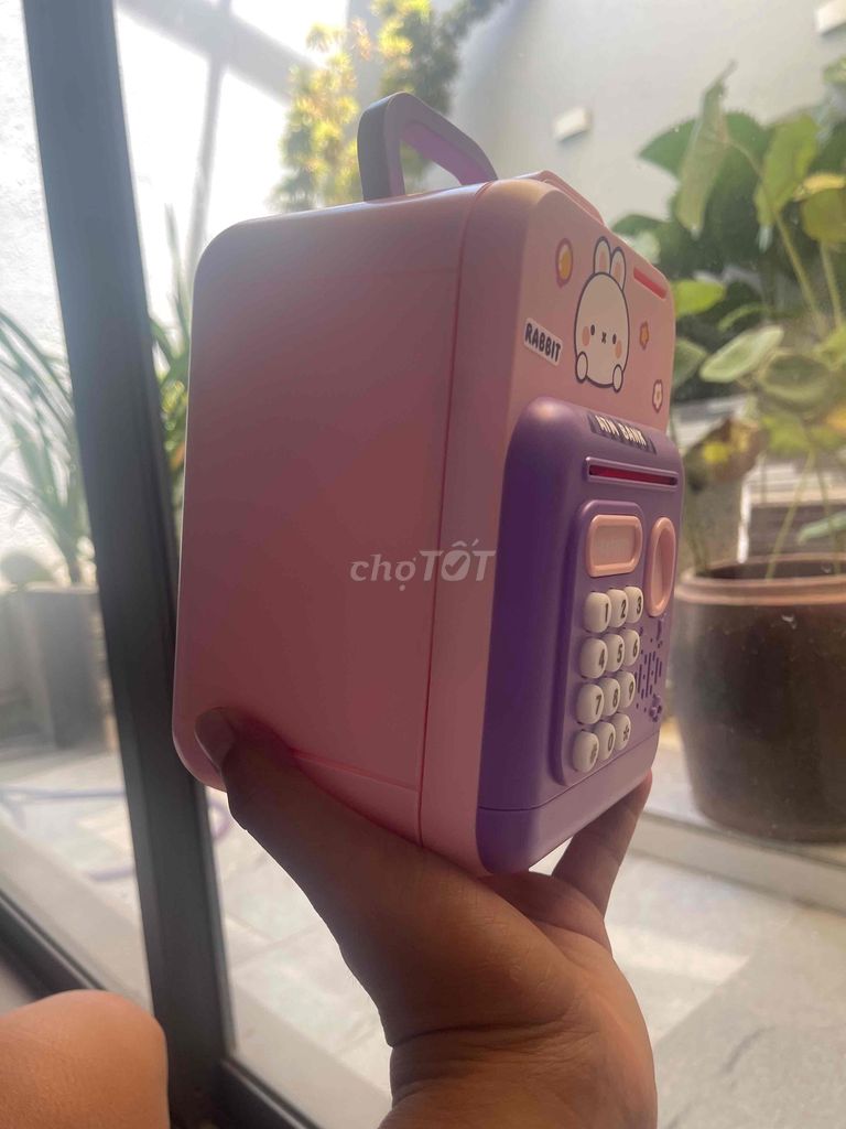 Két sắt mini Rabbit ATM Bank Hồng Tím. Mua bán Sở thích khác tại Thành phố Phan Thiết Bình Thuận được đăng bởi Quậy Lê hình 1