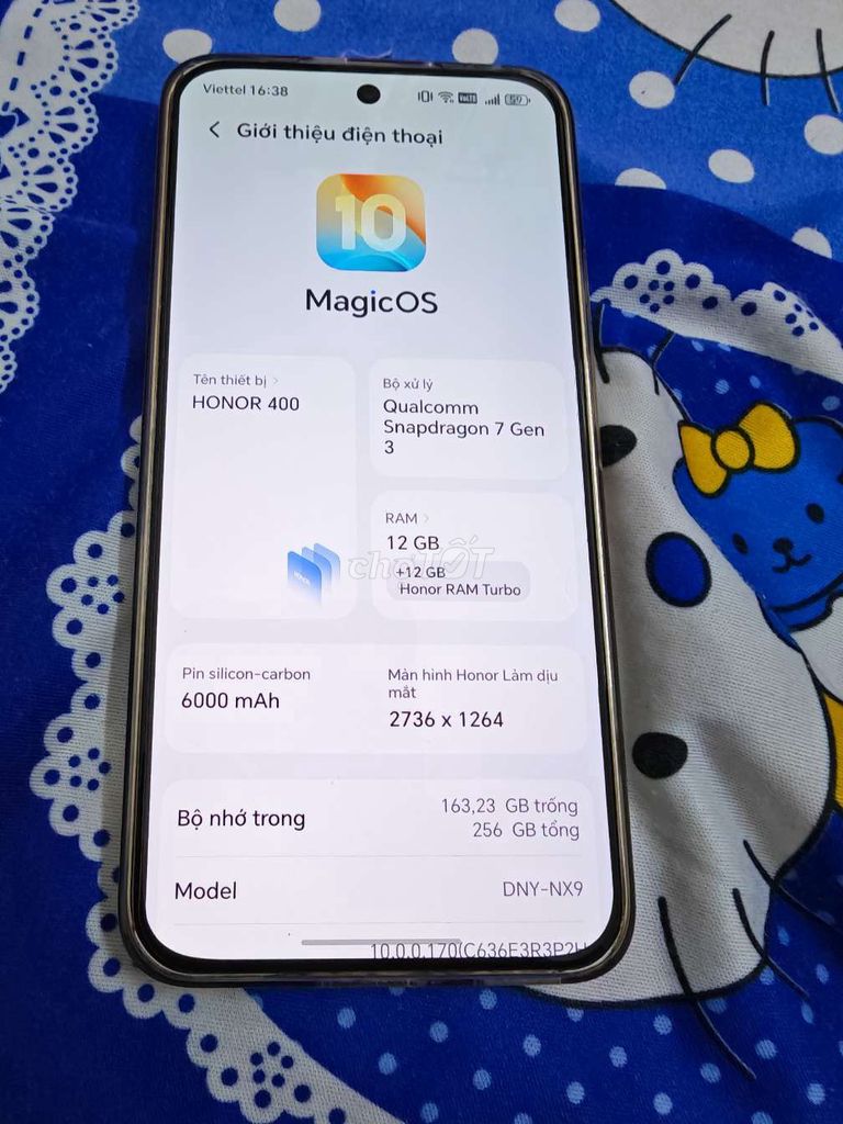 Honor 400 256GB Vàng. Mua bán Điện thoại tại Quận 11 Tp Hồ Chí Minh được đăng bởi Nguyễn Trung Hiếu hình 1