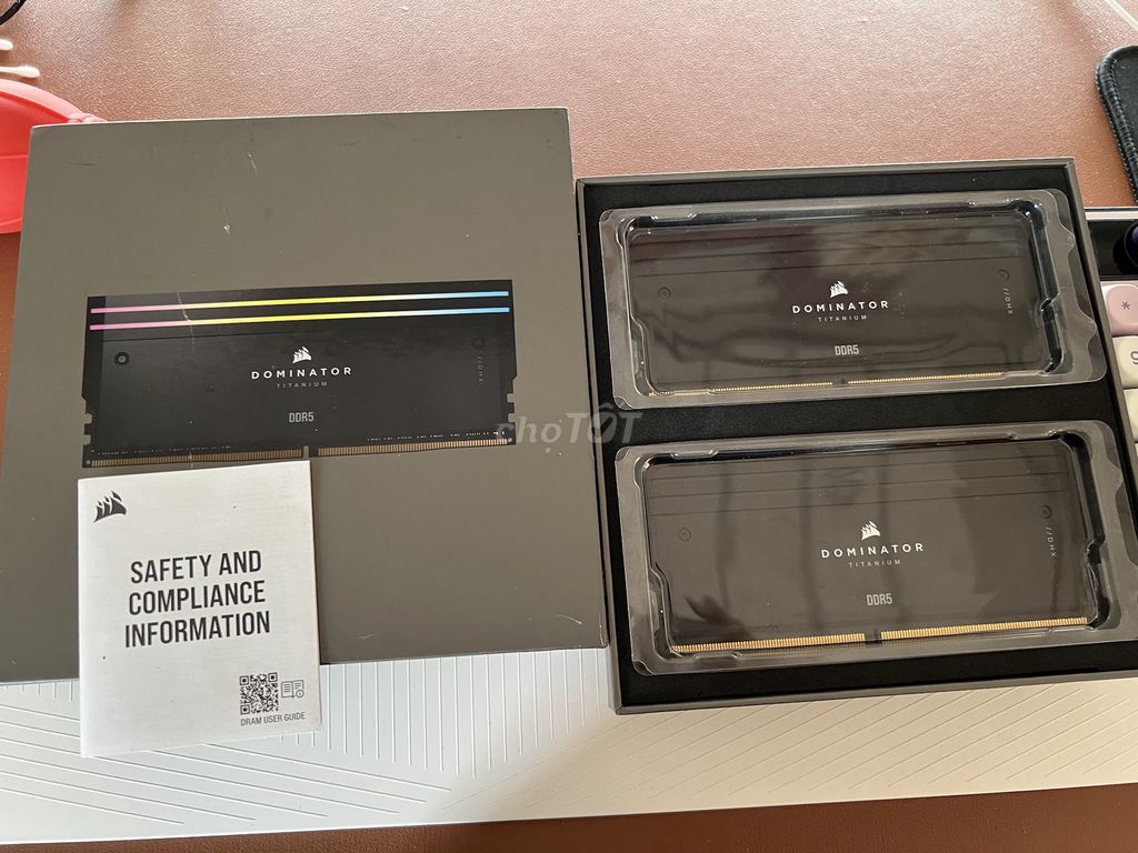 RAM DDR5 Corsair Dominator Titanium 32GB (xịn). Mua bán Linh kiện (RAM, Card...) tại Thị xã Ninh Hòa Khánh Hòa được đăng bởi Lê Hoàng Giang hình 1