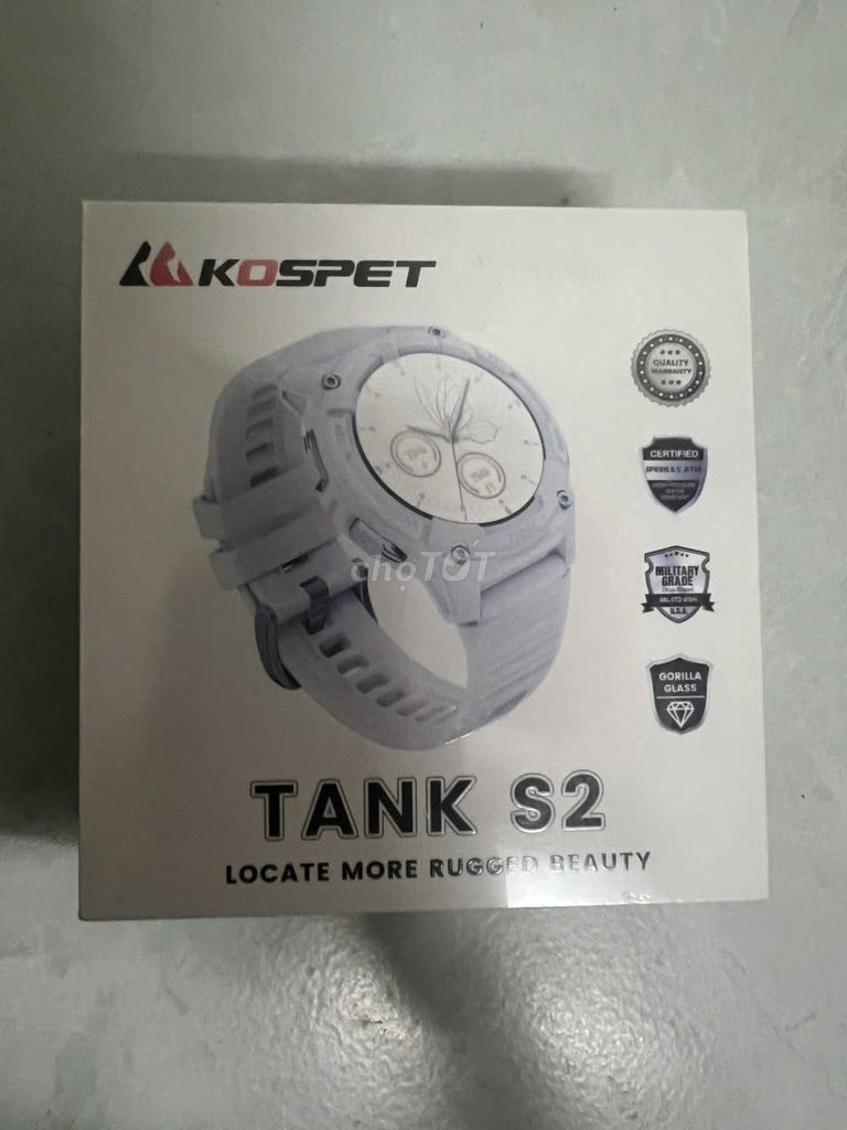 Kospet Tank S2 GPS Trắng New FullBox. Mua bán Thiết bị đeo thông minh tại Quận Gò Vấp Tp Hồ Chí Minh được đăng bởi Tài Nguyễn hình 1