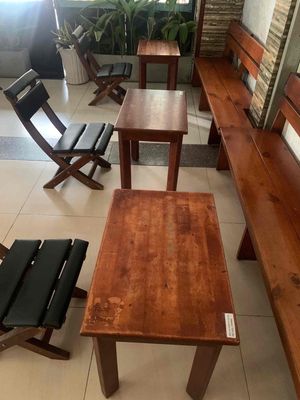 CẦN THANH LÝ BÀN GỖ + GHẾ DÀI + GHẾ GỖ CÀ PHÊ. Mua bán Bàn ghế tại Quận Bình Tân Tp Hồ Chí Minh được đăng bởi Phap Nguyen