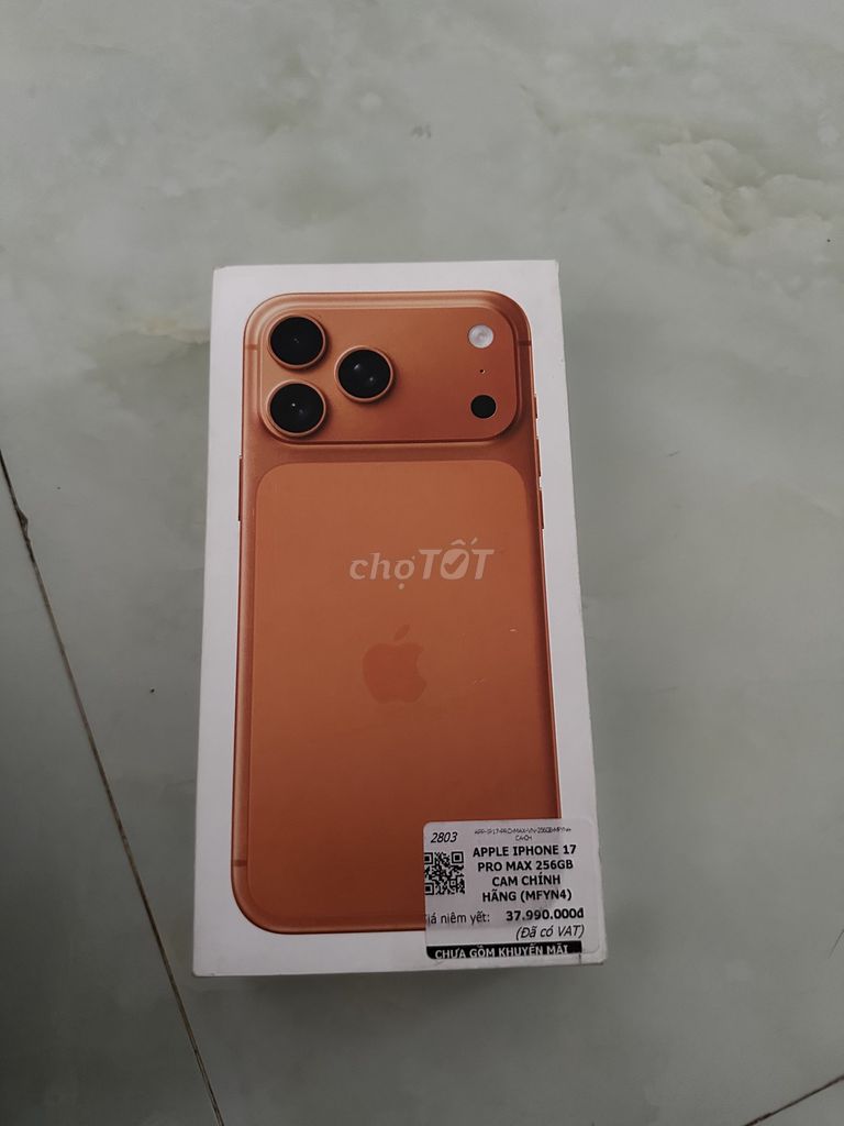 Apple iPhone 17 Pro Max 256GB Cam Mới. Mua bán Điện thoại tại Huyện Phú Vang Thừa Thiên Huế được đăng bởi Tên chưa cung cấp hình 1