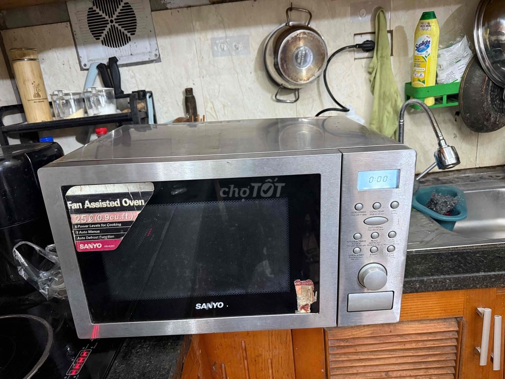 Lò vi sóng Sanyo Inox 25L Bạc. Mua bán Bếp, lò, đồ điện nhà bếp tại Quận Hà Đông Hà Nội được đăng bởi Sóng biển hình 1