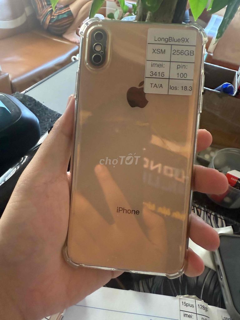 iPhone XSM 256GB Vàng. Mua bán Điện thoại tại Quận Cầu Giấy Hà Nội được đăng bởi Long blue 9x hình 1