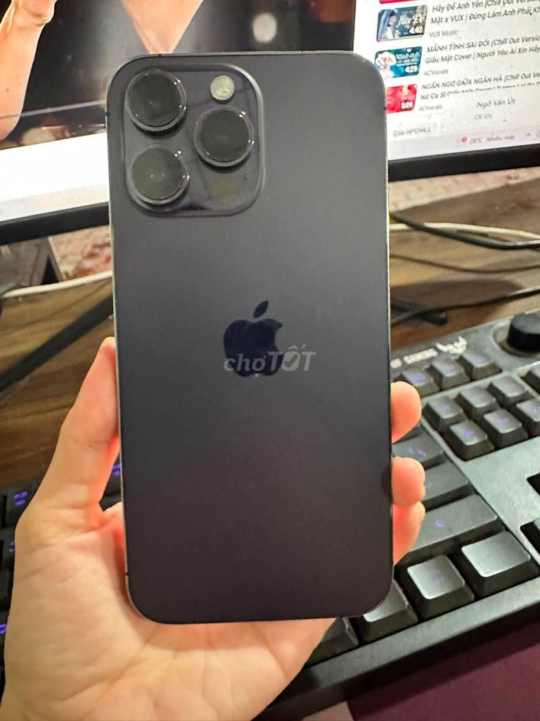 Apple iPhone 14 Pro Max 128GB Tím 80%. Mua bán Điện thoại tại Huyện Bình Chánh Tp Hồ Chí Minh được đăng bởi Hội Đồ Điện Tử hình 1