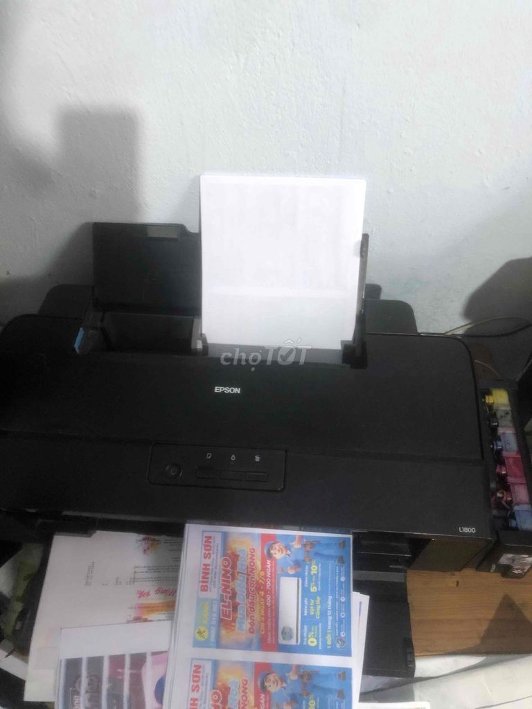 Máy in màu Epson L1800 Đen Còn tốt. Mua bán Đồ dùng văn phòng tại Thành phố Quảng Ngãi Quảng Ngãi được đăng bởi Tên chưa cung cấp hình 1