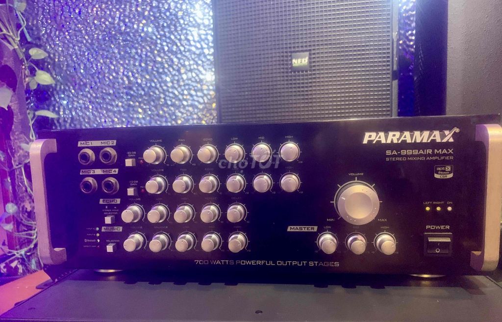 Amply karaoke Paramax SA-999AIR MAX Đen 700W. Mua bán Tivi, Âm thanh tại Quận Gò Vấp Tp Hồ Chí Minh được đăng bởi Thanh Media 135 hình 1