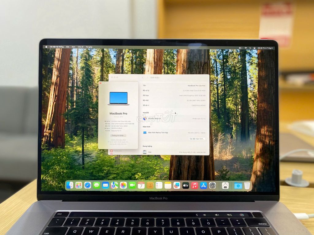 Macbook Pro 16inch 2019 Core i9 Ram 32Gb. Mua bán Laptop tại Quận 10 Tp Hồ Chí Minh được đăng bởi Lapvn hình 1