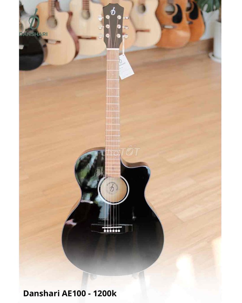 Đàn guitar Danshari AE100 Đen. Mua bán Nhạc cụ tại Thành phố Phan Rang-Tháp Chàm Ninh Thuận được đăng bởi Danshari Guitar hình 1