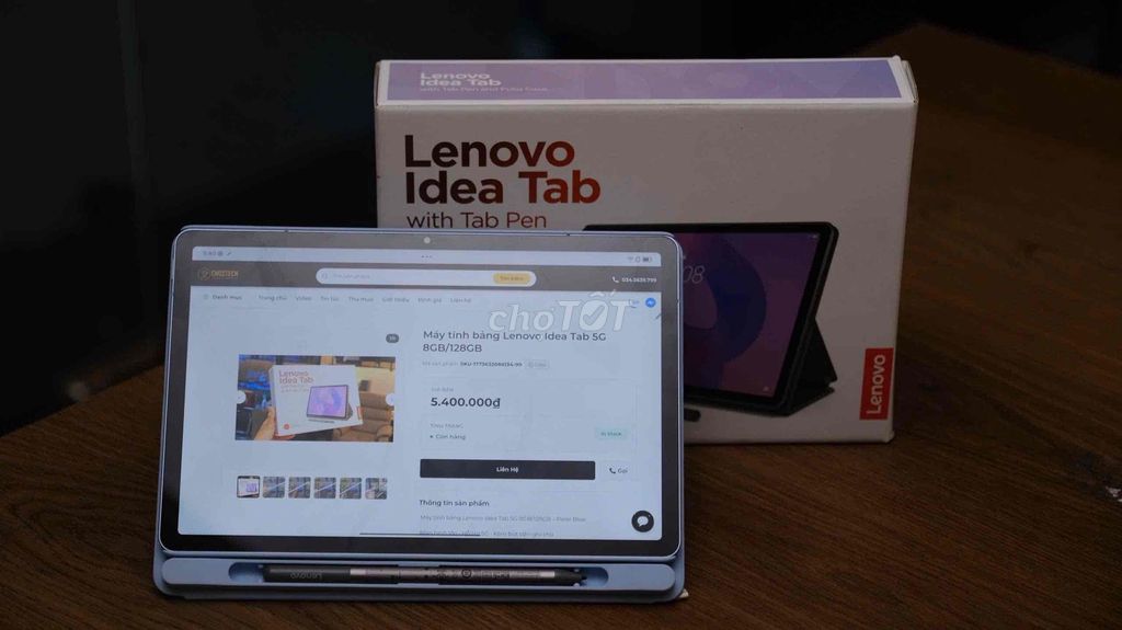 Lenovo Idea Tab 5G 8GB/128GB đẹp 99 kèn phụ kiện. Mua bán Máy tính bảng tại Quận Bình Thạnh Tp Hồ Chí Minh được đăng bởi Vân Anh 2Tech House hình 1