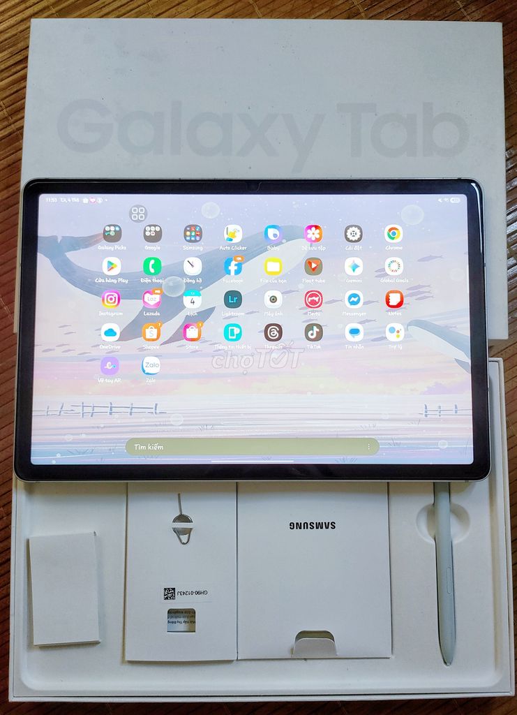 Samsung Galaxy Tab S9 FE Bạc Như mới. Mua bán Máy tính bảng tại Huyện Hòa Vang Đà Nẵng được đăng bởi Nguyên hình 1