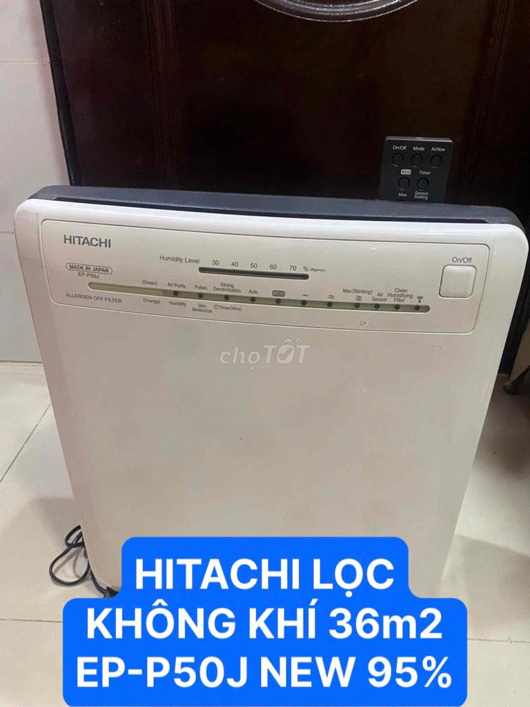 LỌC KHÔNG KHÍ DIỆN TÍCH PHÒNG 36m2