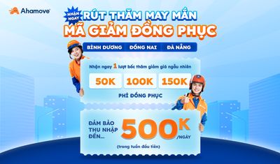 [ĐÀ NẴNG] TUYỂN TÀI XẾ - MIỄN PHÍ ĐỒNG PHỤC 300K. Việc làm tại Quận Thanh Khê Đà Nẵng được đăng bởi  Ahamove hình 1