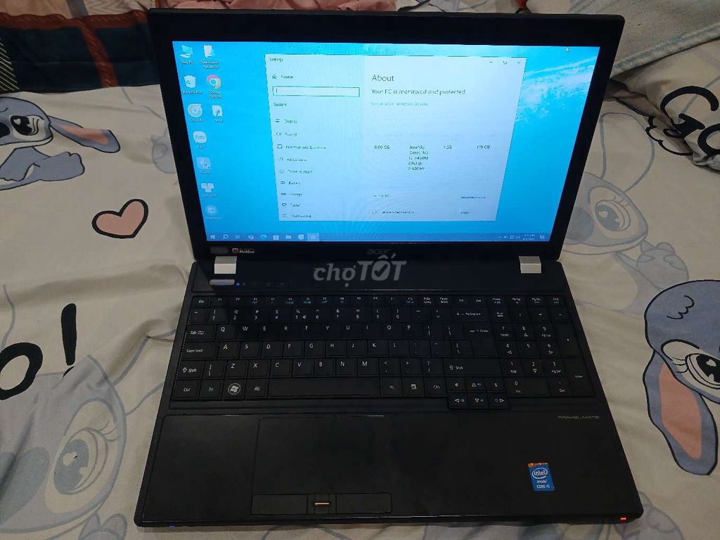 Acer i5-2450M 8GB/128GB Pin chai. Mua bán Laptop tại Thành phố Thủ Đức Tp Hồ Chí Minh được đăng bởi Lê Trí hình 1