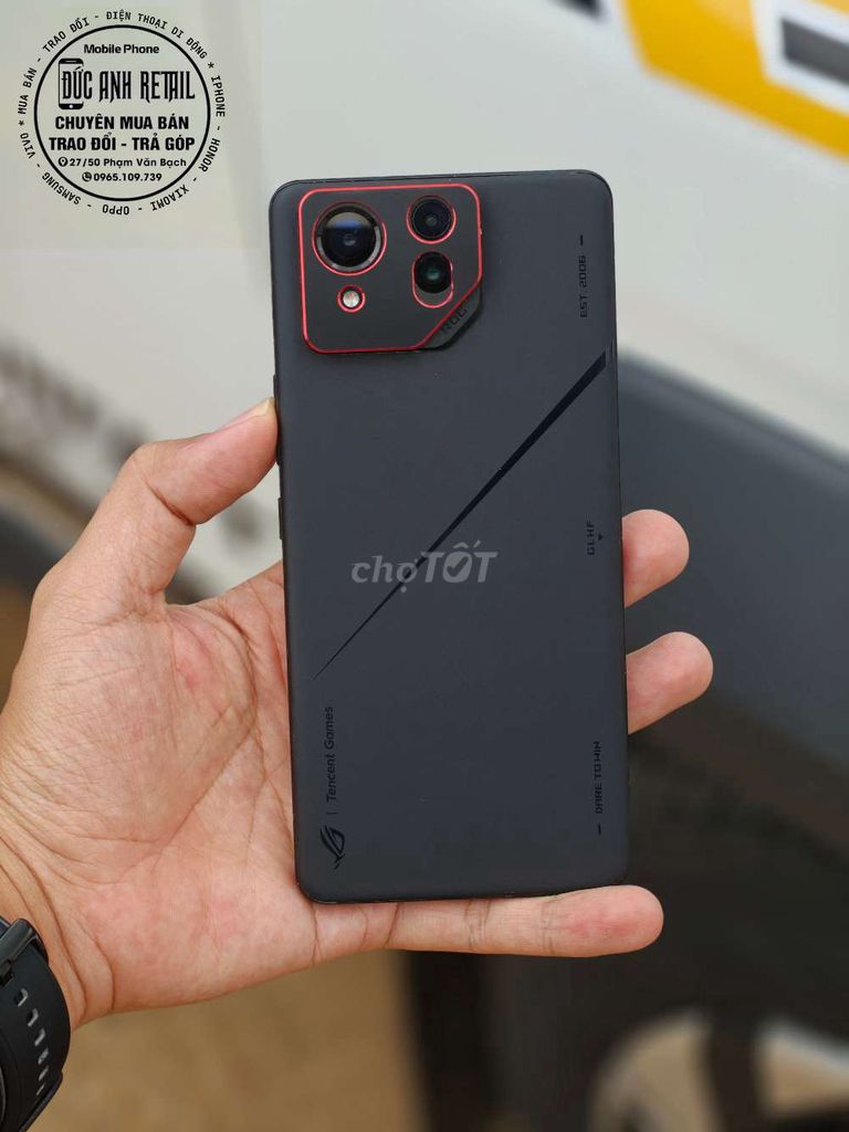 ROG Phone 8 Pro 5G 512GB Đen. Mua bán Điện thoại tại Thành phố Buôn Ma Thuột Đắk Lắk được đăng bởi Đức Anh Retail hình 1