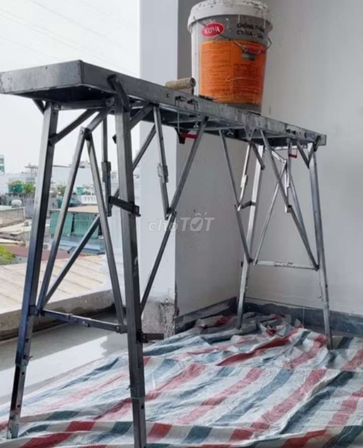 Giàn giáo xếp gọn Kim loại Xám 1m8x1m6 Mới. Mua bán Nội thất, đồ gia dụng khác tại Thành phố Tân An Long An được đăng bởi Lý Thiên Mã hình 1