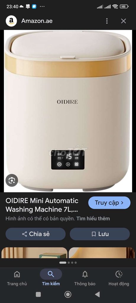 Máy giặt OIDIRE ODI-XYJ7 7L. Mua bán Máy giặt tại Quận Bình Thạnh Tp Hồ Chí Minh được đăng bởi arang hình 1