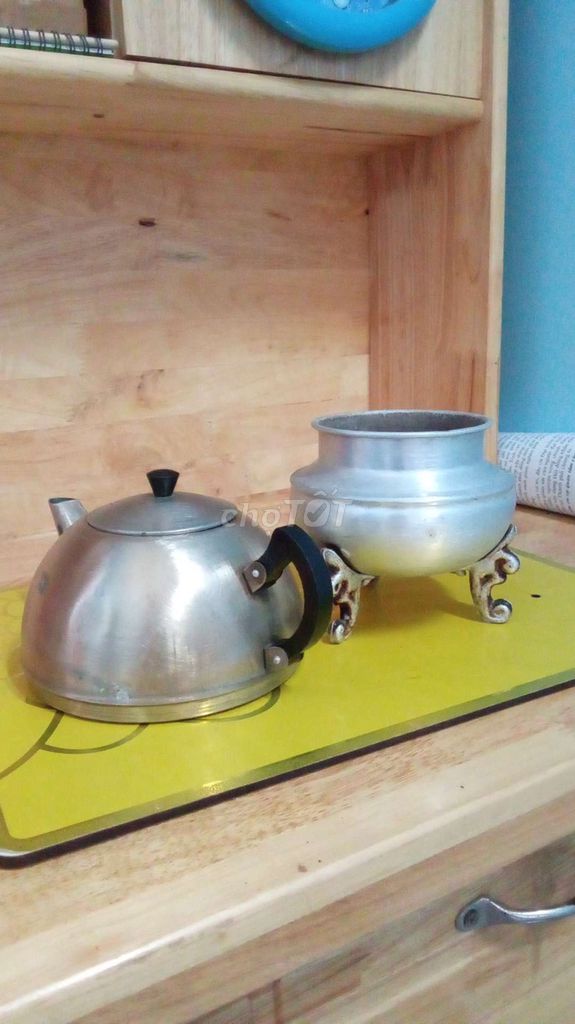 Ấm đun nước Kim loại Bạc Cổ điển. Mua bán Dụng cụ nhà bếp tại Huyện Củ Chi Tp Hồ Chí Minh được đăng bởi Nguyễn Dung Thaikawa hình 1