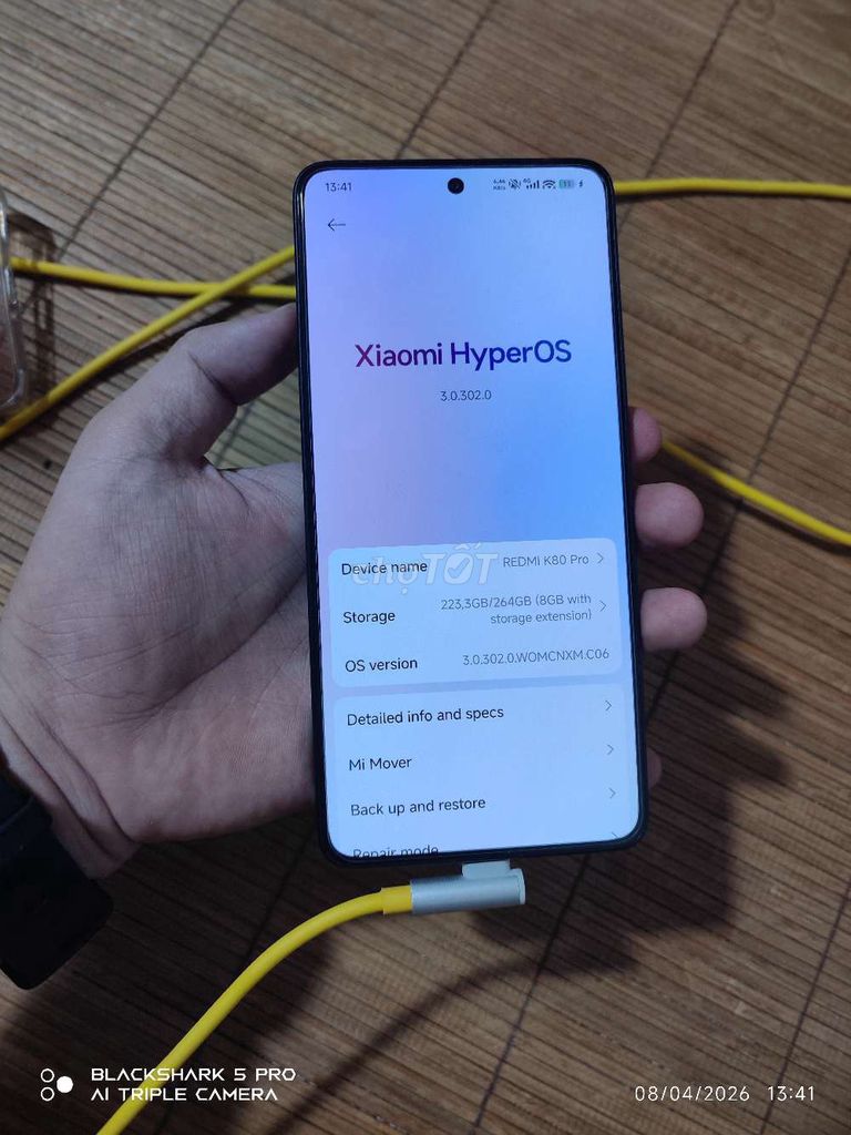 Xiaomi K80 Pro 256GB Đen 99% mới. Mua bán Điện thoại tại Quận Hoàng Mai Hà Nội được đăng bởi Nguyễn Đình Phước hình 1